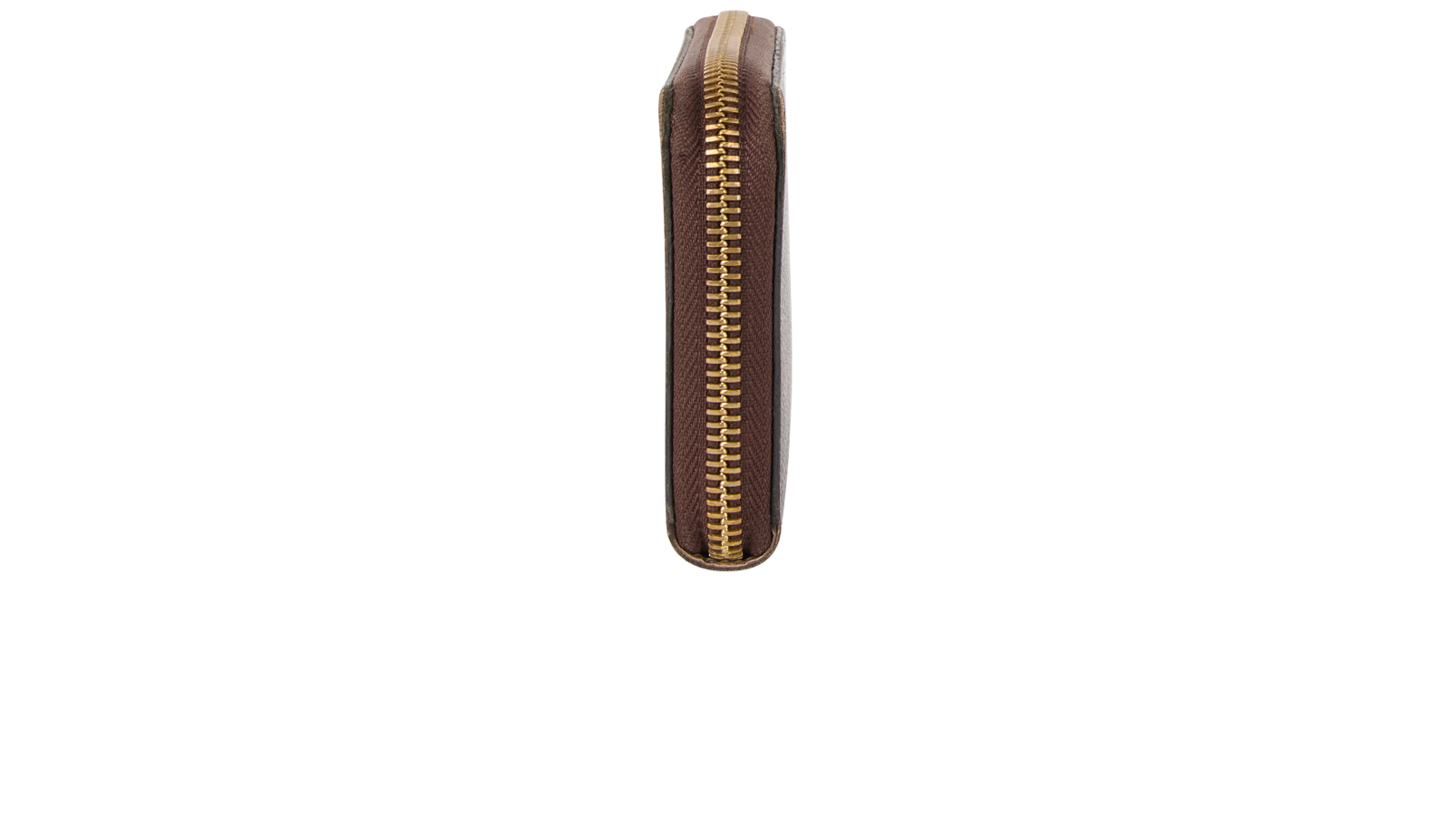 Clemence Wallet, &pound;350, Accessories, Brown, Coated Canvas, Bottom view